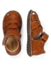 KAVAT Leren enkelsandalen "Hällevik EP" bruin