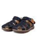 KAVAT Leren enkelsandalen "Hällevik EP" donkerblauw