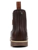 KAVAT Leder-Chelsea-Boots "Bodås JR EP" in Dunkelbraun