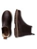 KAVAT Leder-Chelsea-Boots "Bodås JR EP" in Dunkelbraun