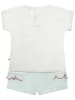 Dirkje 2-delige outfit wit/groen