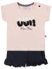 Dirkje 2tlg. Outfit in Rosa/ Schwarz