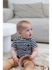 Dirkje 2-delige set: shirts wit/donkerblauw
