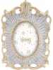 Clayre & Eef Bilderrahmen in Weiß/ Gold - (B)12 x (H)16 cm