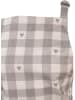 Clayre & Eef Schort grijs/crème - (L)85 x (B)70 cm