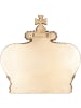 Clayre & Eef Wanddecoratie "Krone" goudkleurig - (B)25 x (H)24 cm