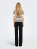ONLY Pullover in Beige/ Schwarz