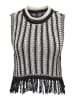 ONLY Pullunder in Creme/ Schwarz
