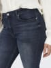 ONLY Carmakoma Jeans-Caprihose in Dunkelblau