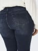 ONLY Carmakoma Jeans-Caprihose in Dunkelblau