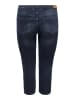 ONLY Carmakoma Jeans-Caprihose in Dunkelblau