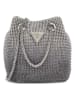 Guess Schultertasche in Grau/ Silber - (B)15 x (H)15 x (T)10 cm