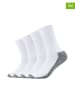s.Oliver 4er-Set: Socken in Grau/ Weiß