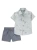 carter's 2-delige outfit lichtblauw/blauw