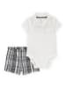 carter's 2-delige outfit wit/grijs