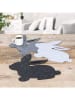 Nordheim 3er-Set: Tischsets in Grau/ Schwarz - (L)45 x (B)44 cm