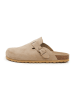 SABOKETS Leder-Clogs in Beige