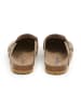SABOKETS Leder-Clogs in Beige