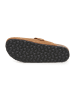 SABOKETS Leder-Clogs in Hellbraun