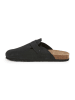 SABOKETS Leder-Clogs in Schwarz