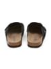 SABOKETS Leder-Clogs in Schwarz