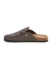 SABOKETS Leren clogs bruin
