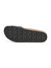 SABOKETS Leren slippers zwart