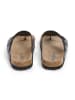 SABOKETS Leren teenslippers donkerblauw