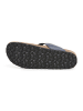 SABOKETS Leren teenslippers donkerblauw