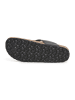 SABOKETS Leren teenslippers zwart