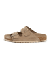 SABOKETS Leren slippers lichtbruin