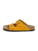 SABOKETS Leren slippers geel