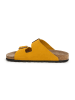 SABOKETS Leren slippers geel