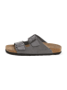 SABOKETS Leder-Pantoletten in Grau