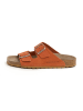 SABOKETS Leder-Pantoletten in Orange