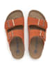 SABOKETS Leder-Pantoletten in Orange