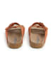 SABOKETS Leder-Pantoletten in Orange