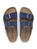 SABOKETS Leder-Pantoletten in Blau