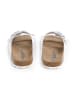 SABOKETS Leren slippers wit