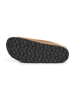 SABOKETS Leren slippers lichtbruin