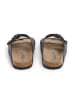 SABOKETS Leren slippers donkerblauw