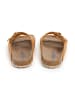 SABOKETS Leren slippers oranje