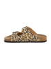 SABOKETS Pantoletten in Beige/ Schwarz