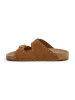 SABOKETS Leren slippers bruin