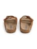 SABOKETS Leren slippers bruin