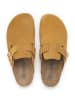 SABOKETS Leder-Clogs in Hellbraun