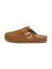 SABOKETS Leren clogs bruin