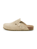 SABOKETS Skórzane chodaki w kolorze khaki
