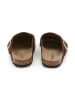 SABOKETS Leren clogs bruin