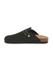 SABOKETS Leren clogs zwart